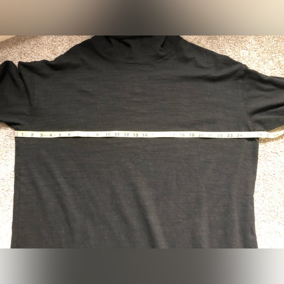 CP Shades Alla Turtleneck Knit Midi Dress in Black Cotton Size Medium - Picture 13 of 16